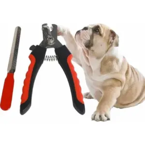Kit Tijera Corta Uñas Con Lima Para Gato