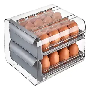 Organizador De Huevo Huevera De 2 Nivele