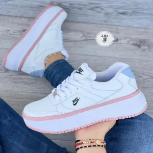 Nike Suela Alta Dama Blanco Rosado Bh