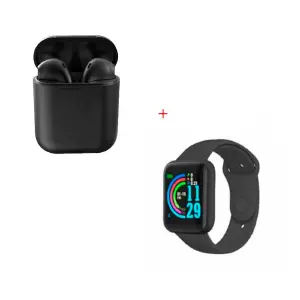 combo de audifonos bluetoot y reloj