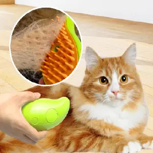Cepillo a Vapor 3 en 1 para Mascotas: ¡La Solución Definitiva para un Pelaje Impecable! - Cepillo a vapor para mascotas 3 en 1