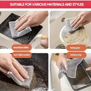 Trapos de Alambre para Limpieza de Plato