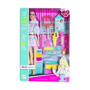 Muñeca Doctora Utensilios Medicos Esteto