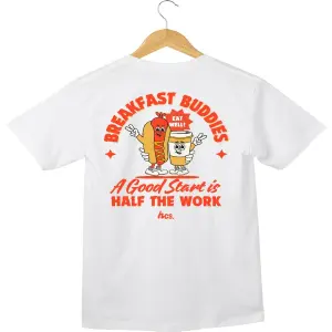 Camiseta BREAKFAST BUDDIES WHITE
