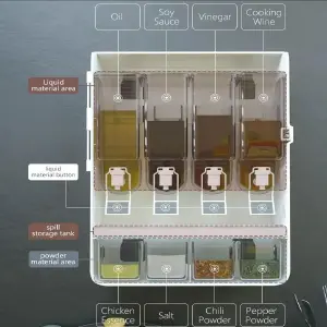 Dispensador granos y aceite para cocina