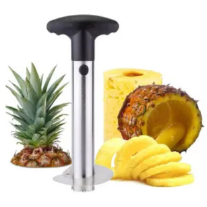 Cortador Rebanador de Piña Pelador Acero