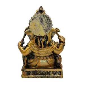 Ganesha Dorado Vintage Decoración