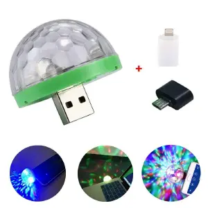 MINI BOMBILLA RITMICA USB Y IPHONE