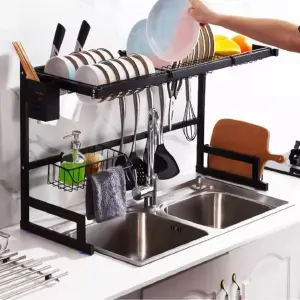 ORGANIZADOR Y ESCURRIDOR DE LOZA 65CM