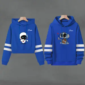 Buso Buzo, Hoodie WALLE Y EVA AZUL REY