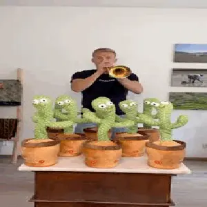 Cactus Bailarín: ¡Música, Baile y Diversión! - Cactus Bailarin Imita Voz Musical Bailar