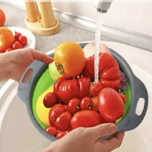 Escurridor Plegable Alimentos Silicona