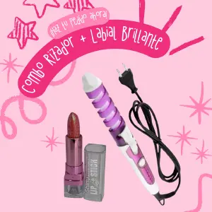 Combo Rizador + Labial Brillante