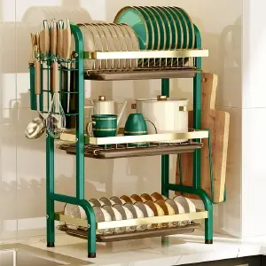 ESCURRIDOR DE PLATOS DE 3 NIVELES