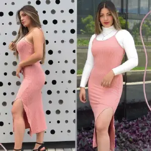 P.M Vestido Largo