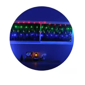 Luces de Navidad Malla Led 3m x 45 cm