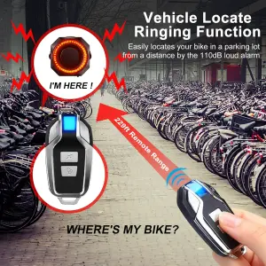 ALARMA Y LUCES SMART BICICLETA