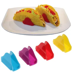 Set X12 Soportes Para Tortillas De Tacos