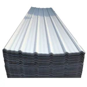 TEJA UPVC 3,93m BLANCA CRESTA BAJA
