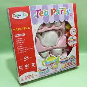 Juego de te para pintar en ceramica