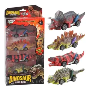 Carros Dinosaurios Kit De Impulso Juguet