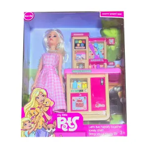 Muñeca Chef Cocina Utencilios Juguete