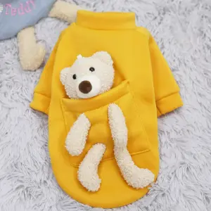 Camiseta Osito MOSTAZA-Ropa Mascota