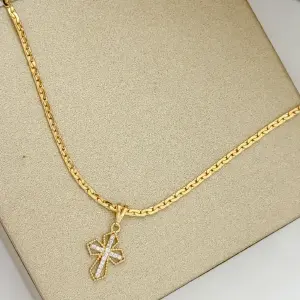 Cadena De Caballero De Tejido Grapa Con