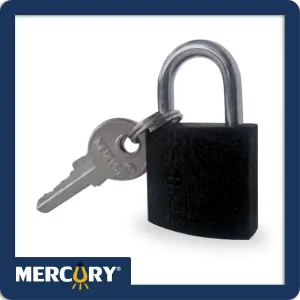 CANDADO MERCURY NEGRO 60