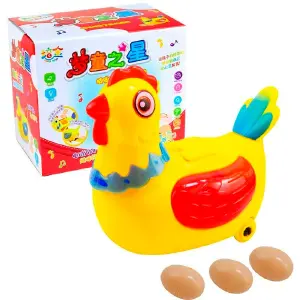 Juguete Musical Gallina Pone Huevo Niños