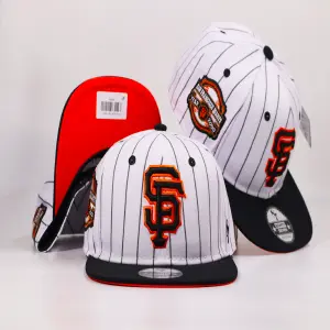Gorra plana San Francisco rayas