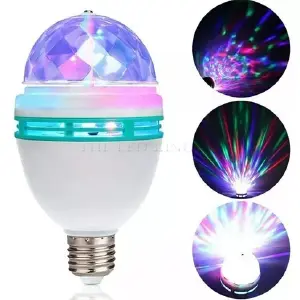 Bombillo Discoteca Led Giratorio Efecto