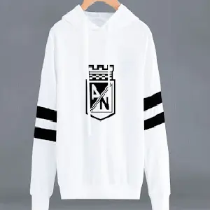 Buzo Buso Hoodie Nacional Blanco