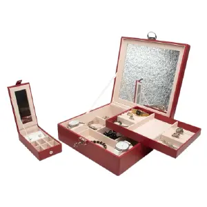 Joyero Organizador con caja de viaje