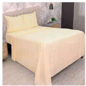 Juego de sabanas unicolor Cama Sencilla