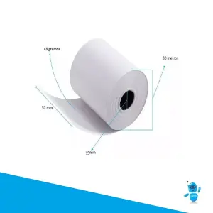 Rollo Papel Termico 58mm Impresora
