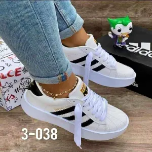 ADIDAS SUPER STAR BLANCO X NEGRO