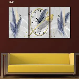 RELOJ PARED ESTILO POLIPTICO 3 PIE RP-28