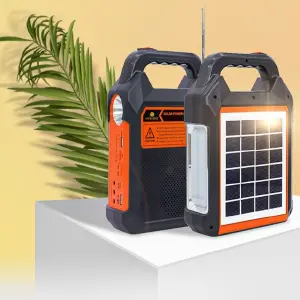 PARLANTE BT/USB /FMPANEL SOLAR CASERO/LI