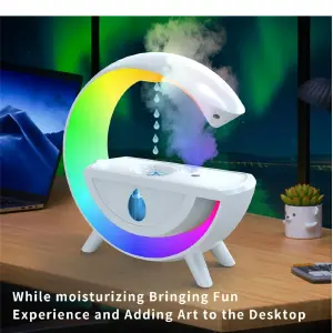 Humidificador Antigravedad RGB Creativo