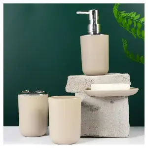 Set Juego Accesorios Baño Jabonera Cf