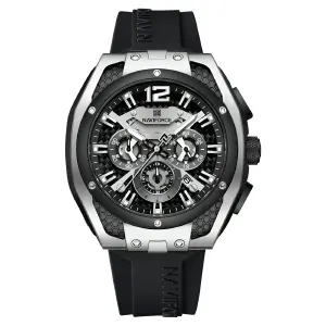 Reloj Naviforce Deportivo Nf8063 Goma Ho