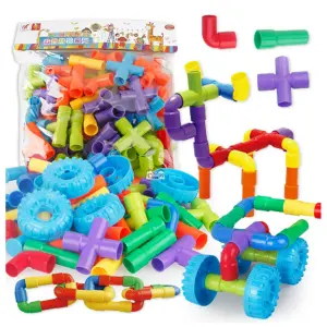 Arma todo Tubular Juego Niños 40 Piezas