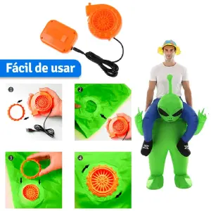 Disfraz Inflable Alíen Traje Extraterres