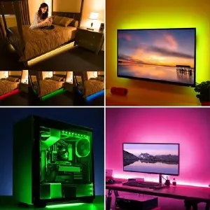 Cinta Led Multicolor Rgb Luz 5050 5mts