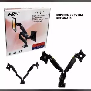 Soporte Doble Monitor 17"-33" NIA AN-110