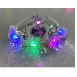 Diadema Corona Con Luz LED