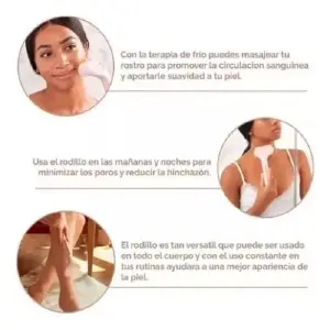 Rodillo Masajeador Frio Facial Y Corpora