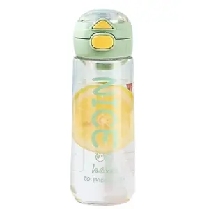 Botilito Agua Botella Pitillo Verde