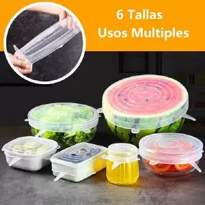 Tapas De Silicona Multiusos - x6